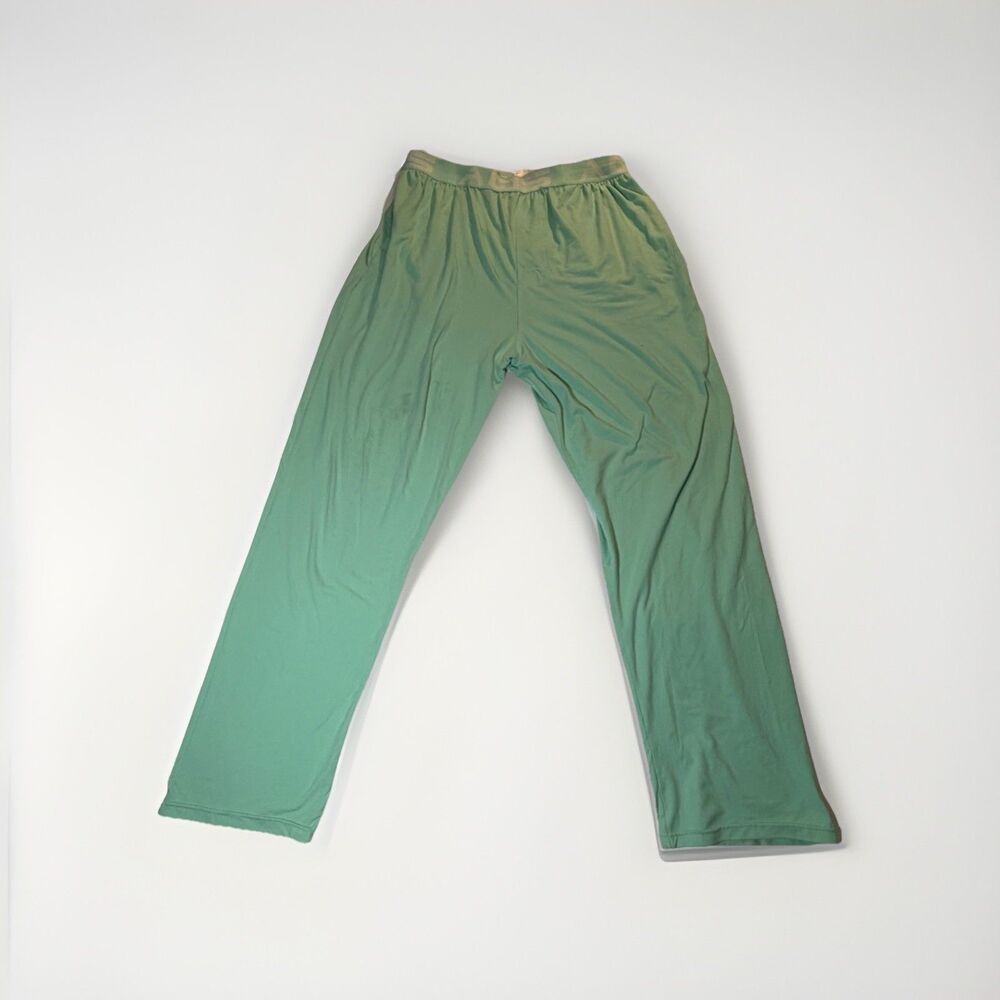 AQS Men’s Mint Green Lounge Pajama Pants Size XL Soft Stretch Sleepwear Pockets